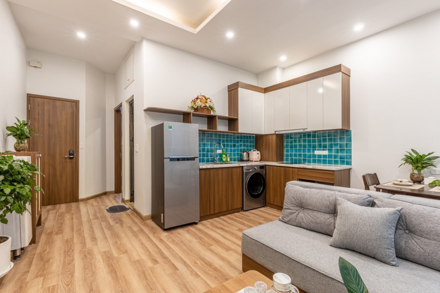 Brand new one bedroom apartment for rent in Lieu Giai st, Ba Dinh district.